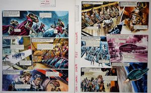 Brainwashed by The Skorpiads from 'The Return of The Skorpiads' (TWO pages) art by Gerry Wood
