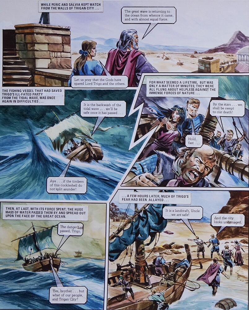 Left Hand Page art by Gerry Wood