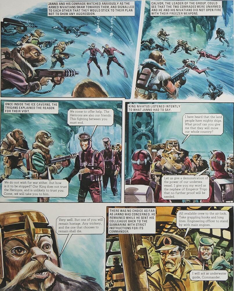 Left Hand Page art by Gerry Wood