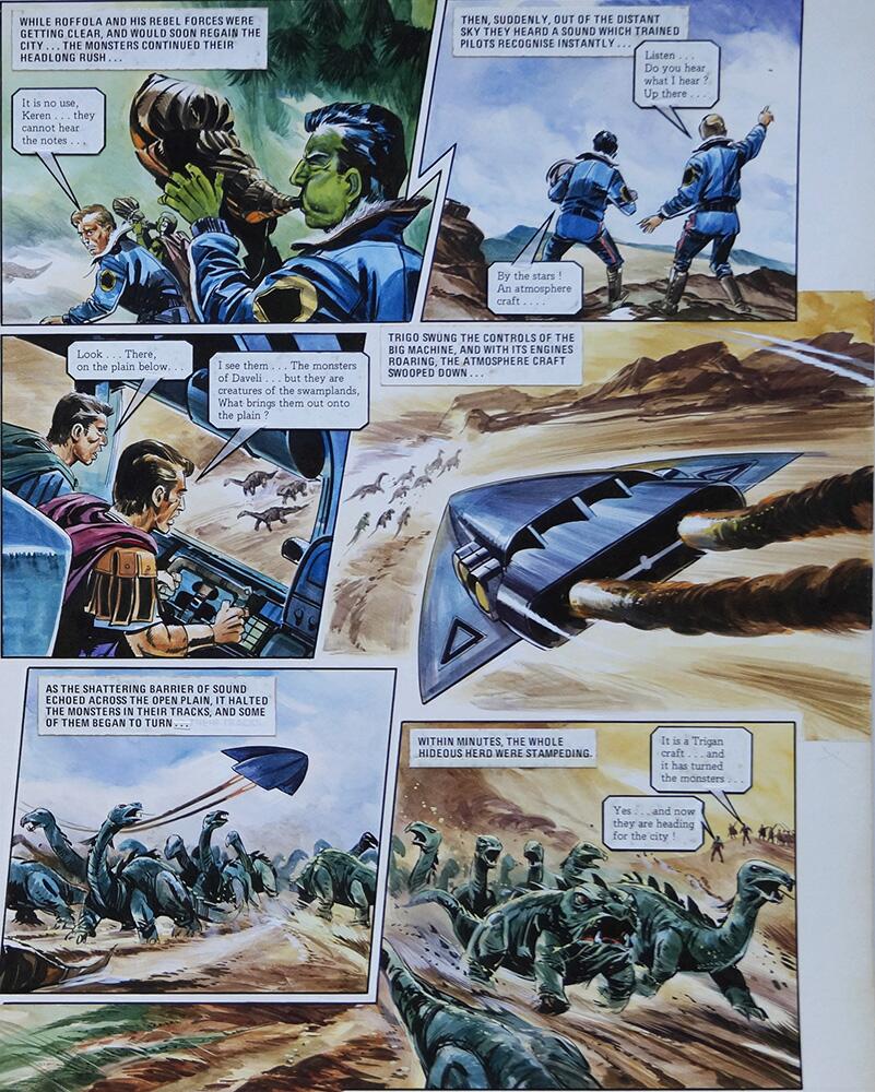 Right Hand Page art by Gerry Wood