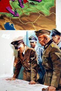Hitler's Invasion Plans art by Gerry Wood
