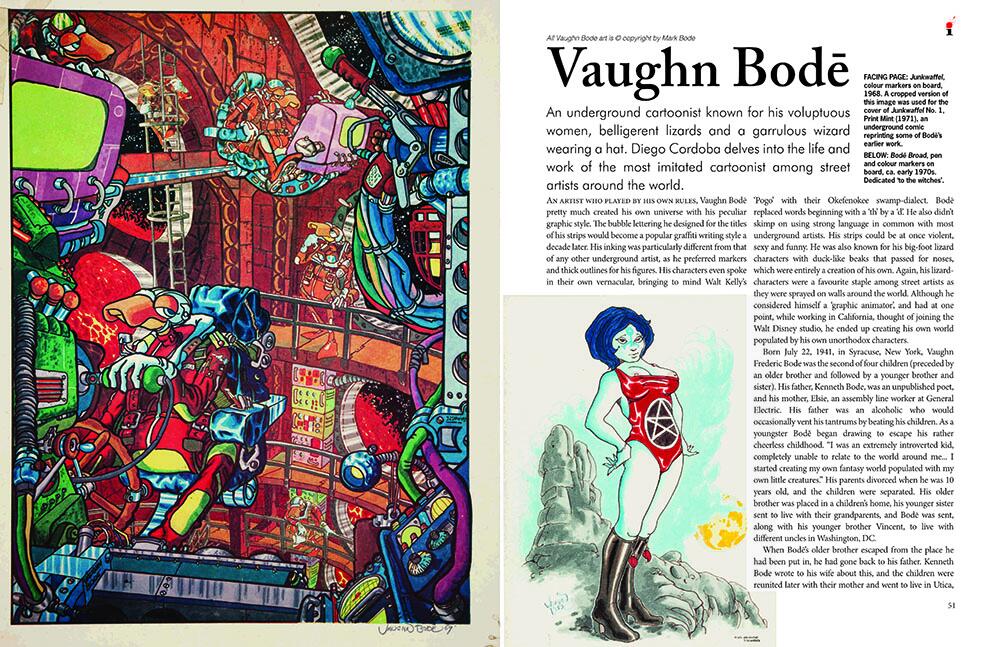 Vaughn Bodē, illustrators issue 40
