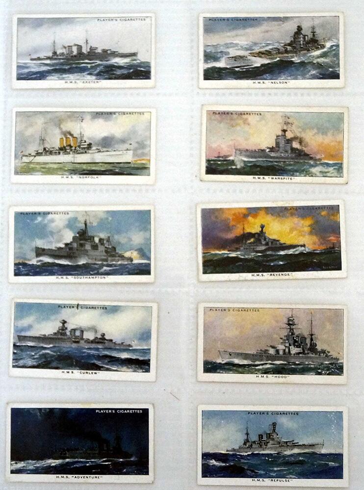 Modern Naval Craft  Full set of 50 cards (1939)