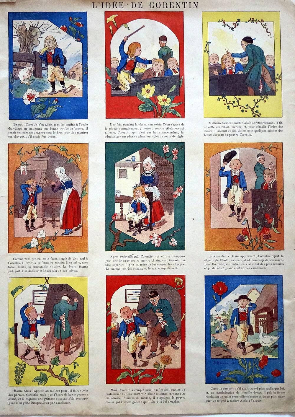 Imagerie d’Epinal L'Idée de Corentin by unknown