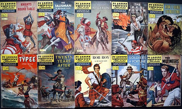 UK Classics Illustrated: Set 7 (10 issues)