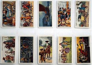 Full Set of 25 Cigarette Cards: Pirates and Highwaymen (1926) by Various