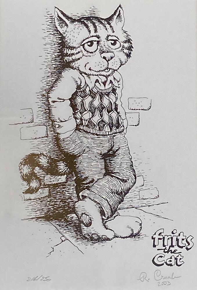 Frits the Cat art by Robert Crumb