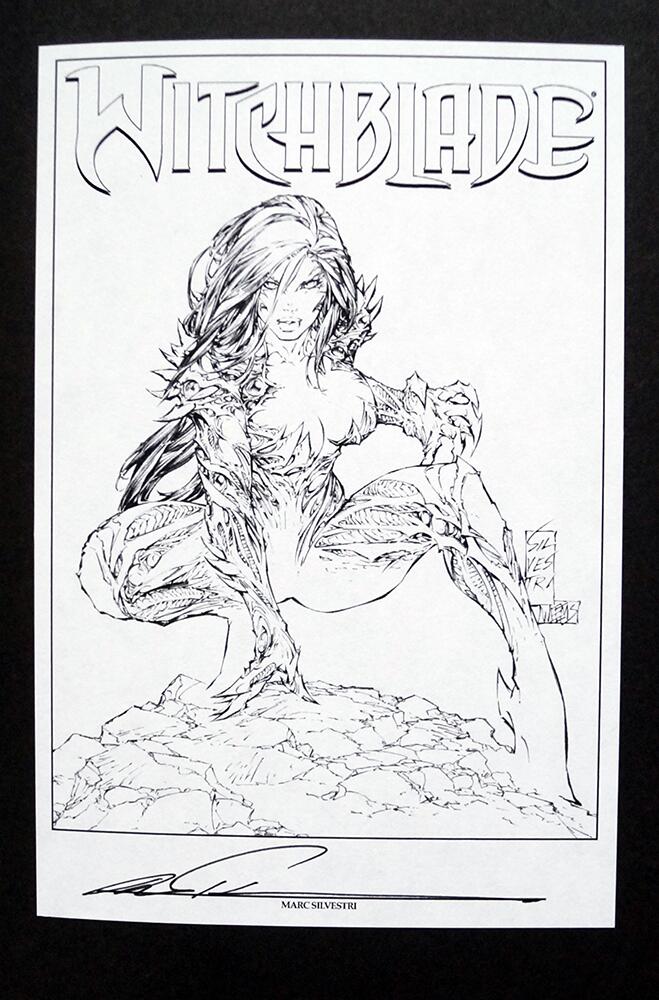 signed bookplate, The Complete Witchblade: Volume 3