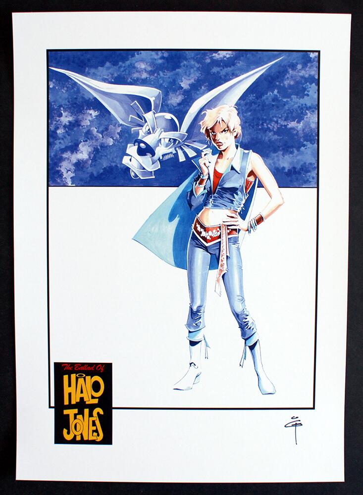 Ian Gibson: Halo Jones 7 art by Ian Gibson