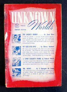 Unknown Worlds (UK Edition): Spring 1949 by Jane Rice, Henry Kuttner, Robert Bloch, L. Sprague de Camp
