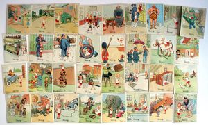 Cigarette Cards: Henry Series 3 - 5 (33 cards)