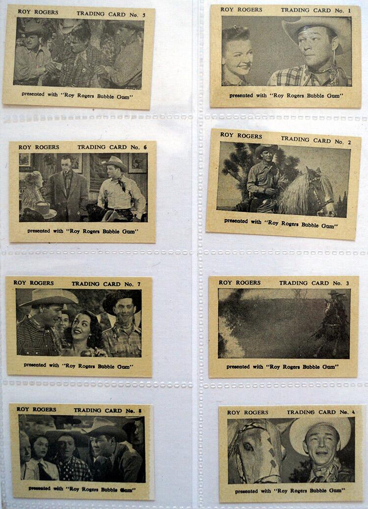 Set of 24 'Roy Rogers' Times Confectionery Bubblegum Trading Cards (1955)