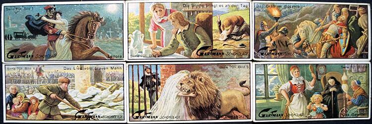 Gartmann's Chocolate Trading Card Bundle (66 cards)