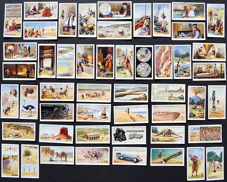 Complete Set of 50 'The Story Of Sand' Ogden's Cigarette Cards (1934)
