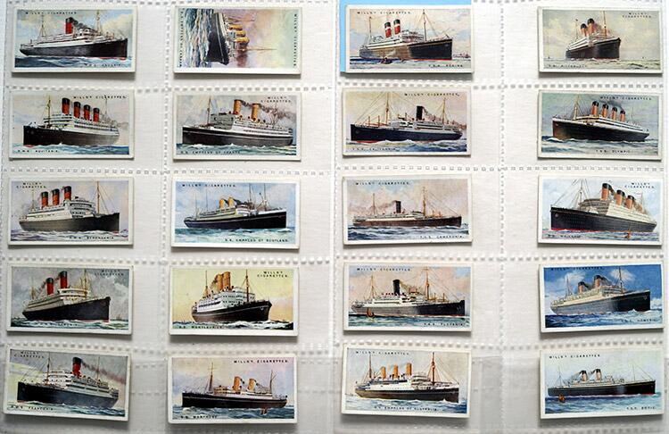 Complete Set of 50 'Merchant Ships Of The World' Wills Cigarette Cards (1924)