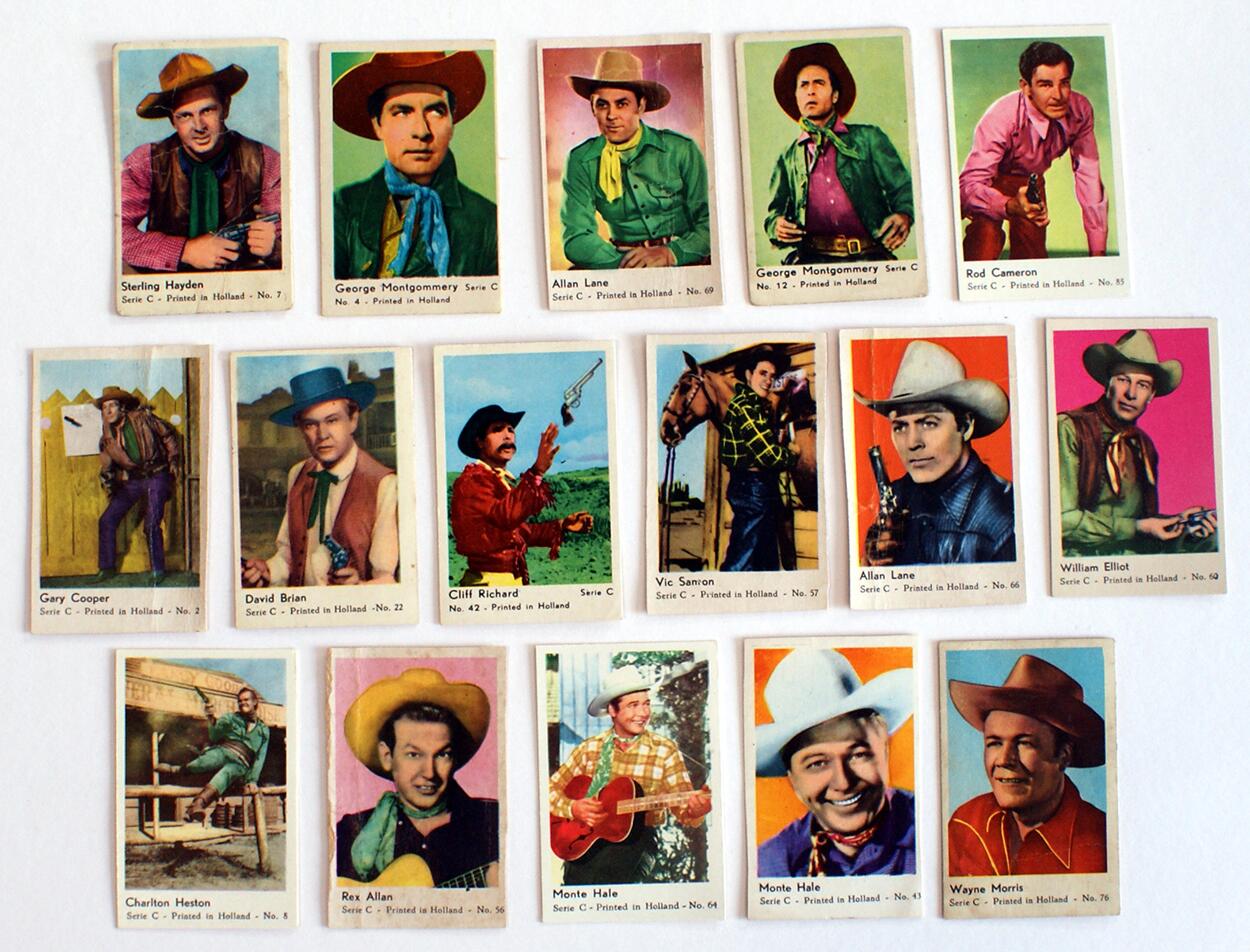 Cigarette Cards: Actors Bundle #5 (16 cards)