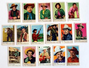 Cigarette Cards: Actors Bundle #5 (16 cards)