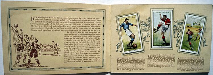 Complete Set of 50 'Hints On Association Football' John Player & Sons Cigarette Cards in album (1934)