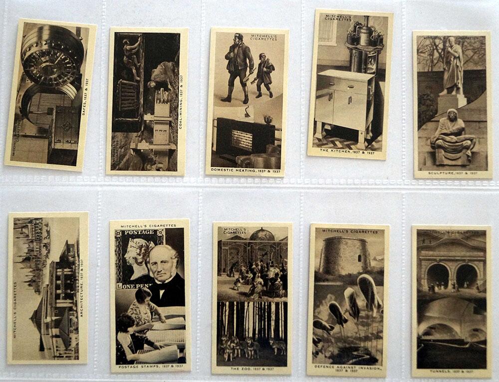 Full Set of 50 Cigarette Cards: Wonderful Century (1837 – 1937)  (1937) by Various