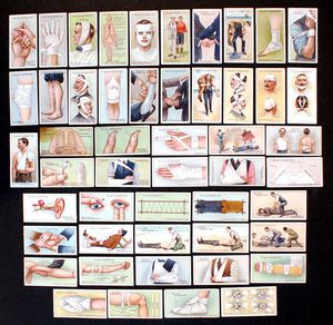 Cigarette Cards: First Aid (1913) (50 cards)