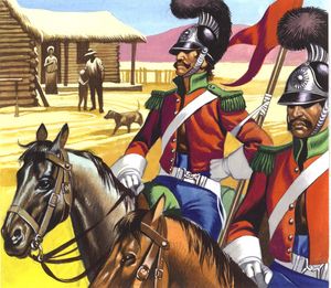 Life in Texas before The Alamo art by Ron Embleton