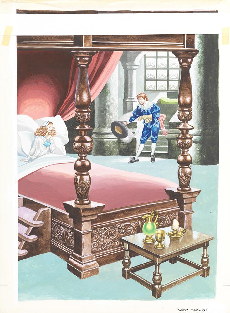 The Real Princess (Princess and the Pea) and a Special Visitor art by Ron Embleton