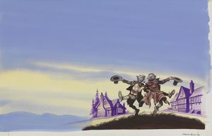 The Elves Enjoy a Jig art by Ron Embleton