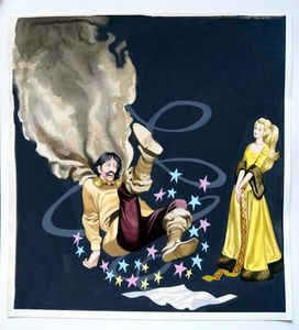 Magic Apples - Break-dance art by Ron Embleton