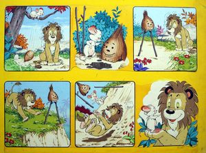 Leo The Friendly Lion - Milky Joe art by Bert Felstead