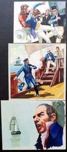 The Valiant Book Of Pirates - Flying The Flag art by Ron Embleton