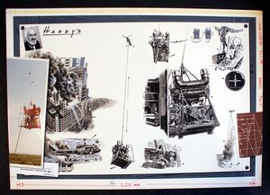 Hardy's Drawing Board: 'SMS' art by Wilf Hardy