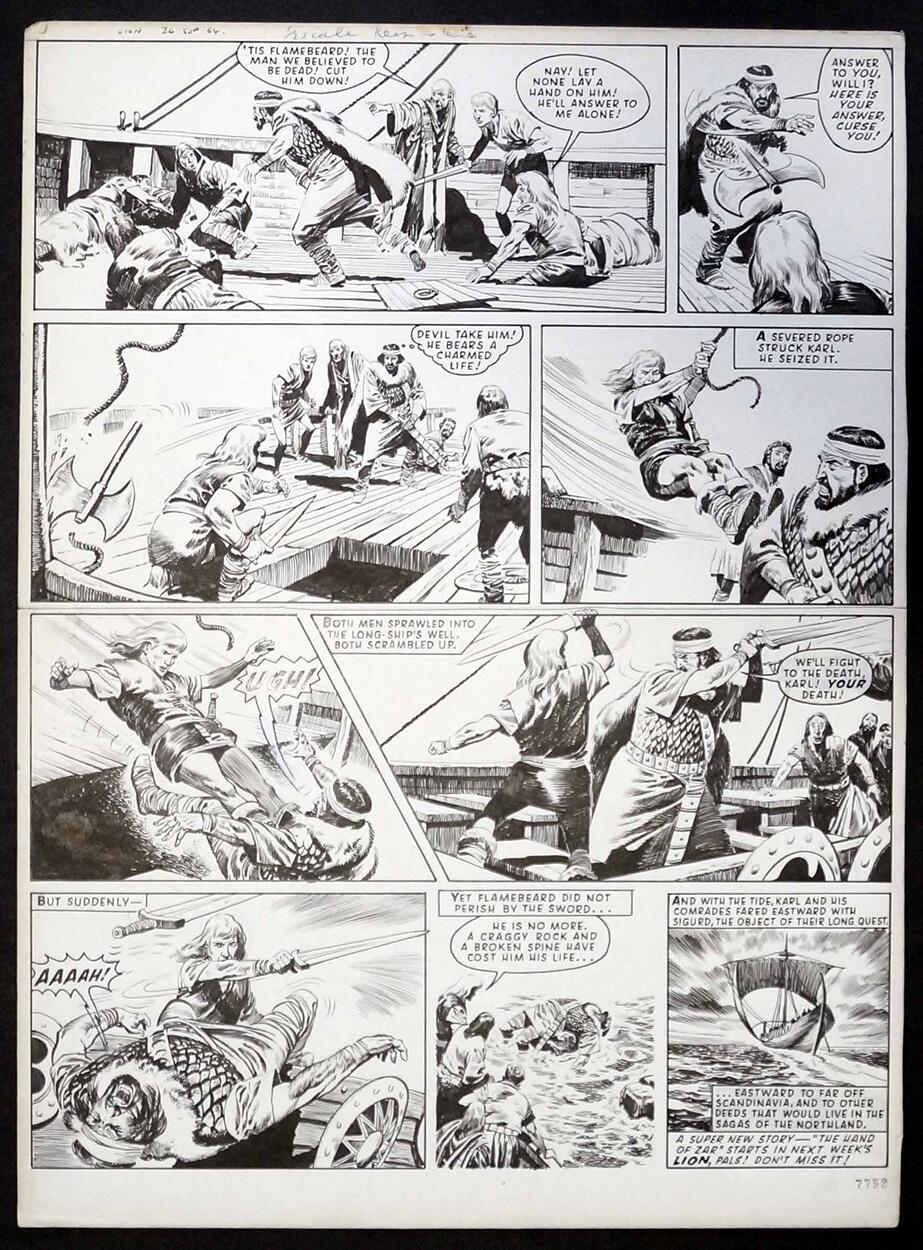 Karl The Viking: 26th September 1964 (Page 2) art by Don Lawrence