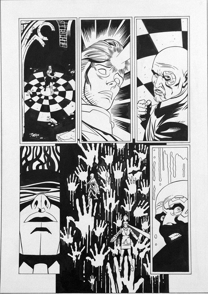 Doctor Who: The Crimson Hand, Part 2 Page 9 art by David Roach and Martin Geraghty