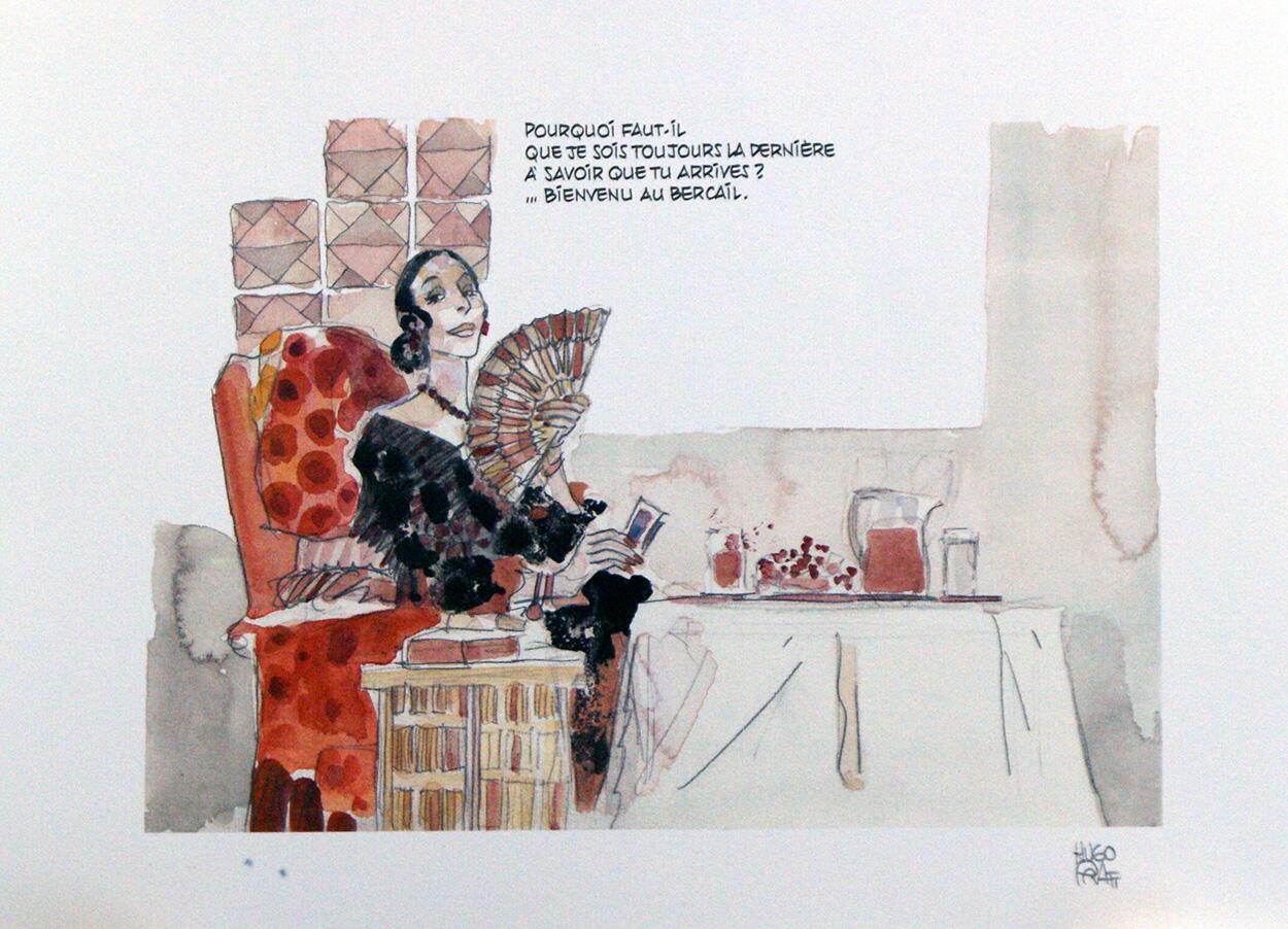 Cordoba Lady art by Hugo Pratt