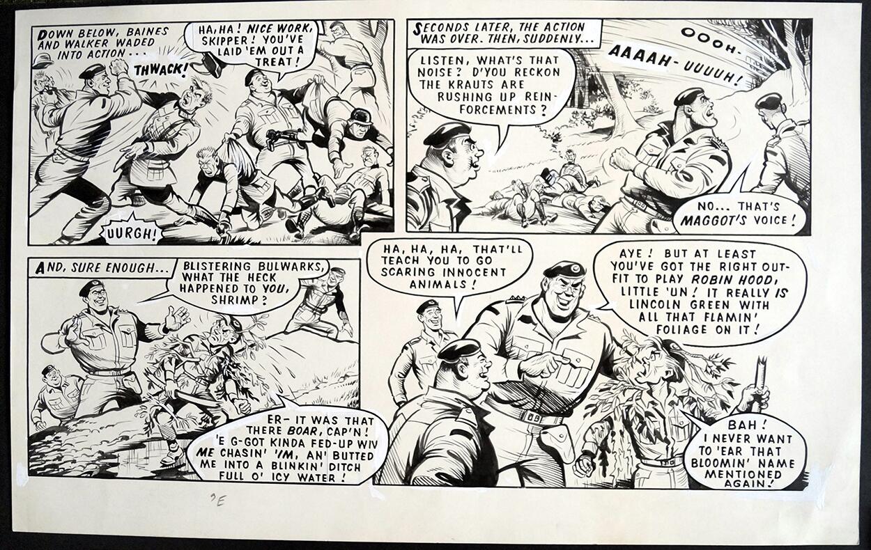 Captain Hurricane: Maggot Mishaps art by R. Charles Roylance