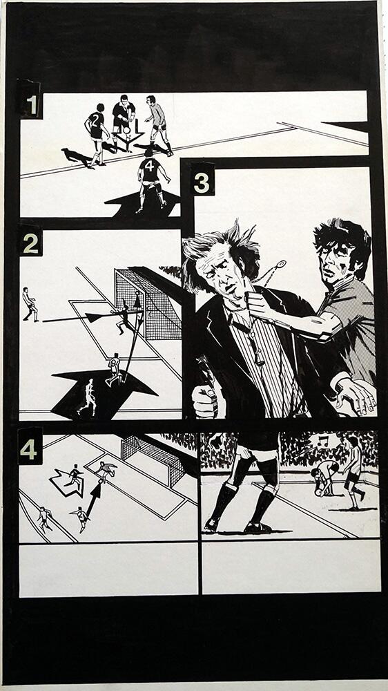You are the Ref - Shoot Magazine - 14 art by Paul Trevillion