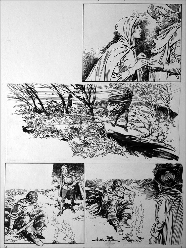 Black Bartlemy's Treasure - Woods (TWO pages) art by Jesus Blasco