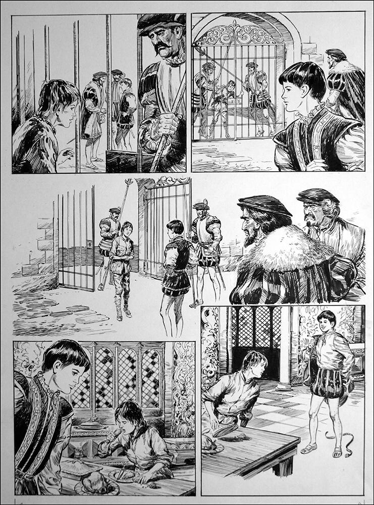 2nd page of episode art by Bill Baker