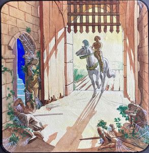 Sleeping Beauty: The Sleeping Castle art by Eduardo Teixeira Coelho
