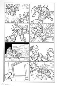 Teenage Mutant Ninja Turtles page 7 art by Bambos (Georgiou)