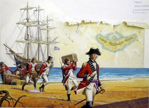 Shore Party art by Severino Baraldi