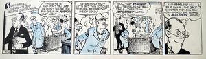 The Flutters daily strip Y12 art by Neville Colvin