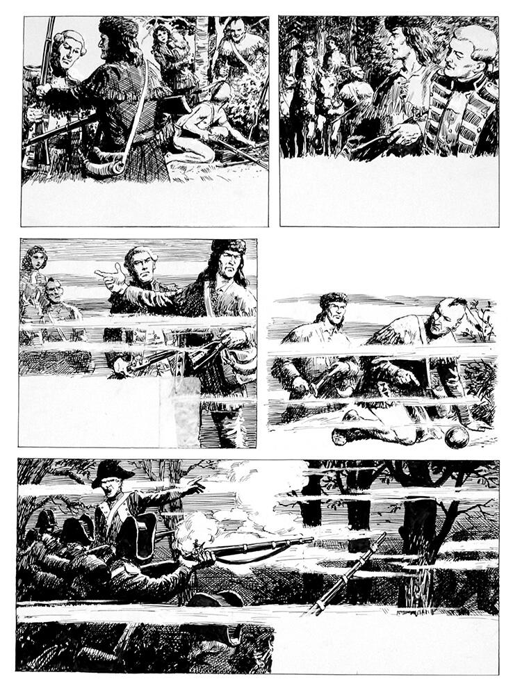 The Last of the Mohicans 9 art by Cecil Doughty