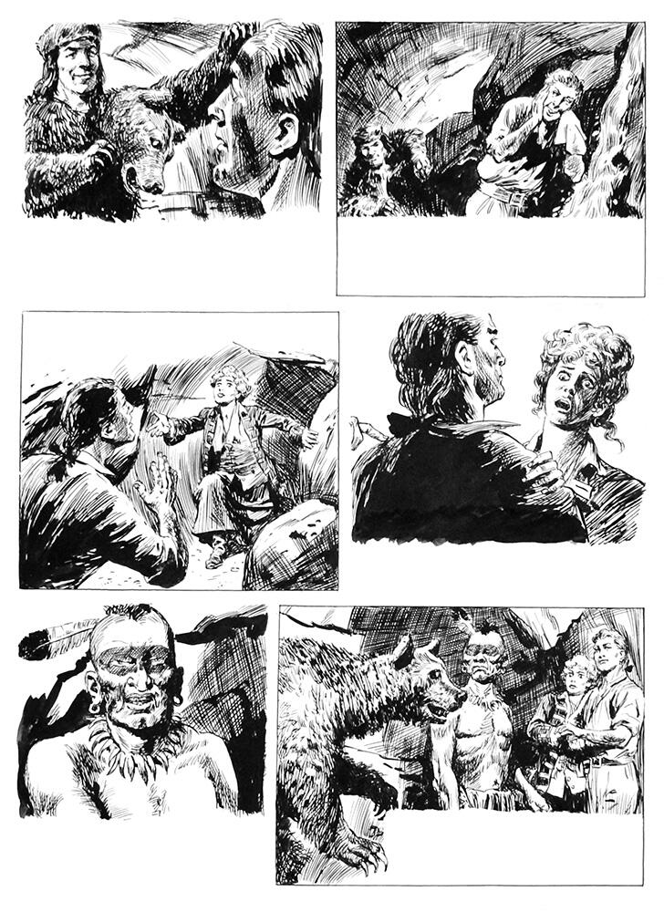 The Last of the Mohicans 19 art by Cecil Doughty