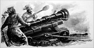 The Largest Cannon Ever Made art by Cecil Doughty