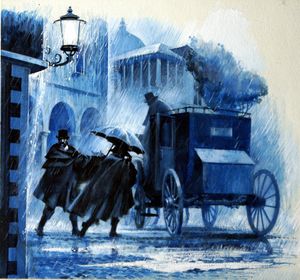 A Dark and Stormy Night art by Andrew Howat