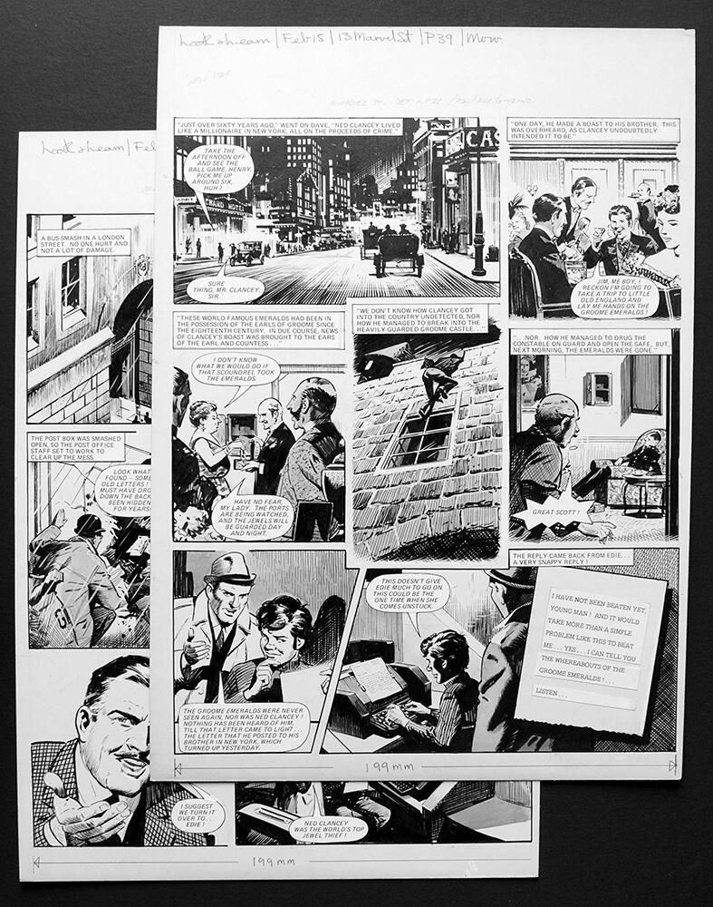 Second page art by Bill Lacey