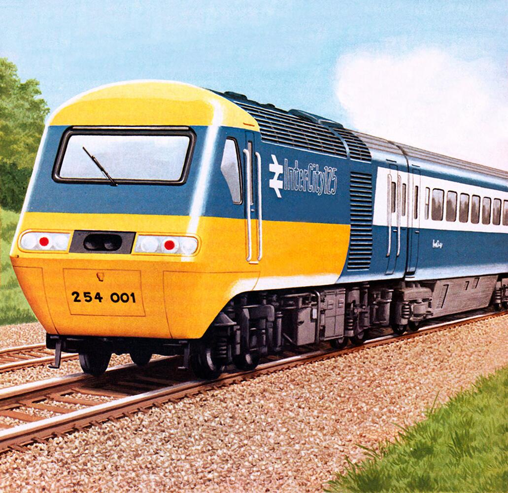 InterCity 125 art by John Keay