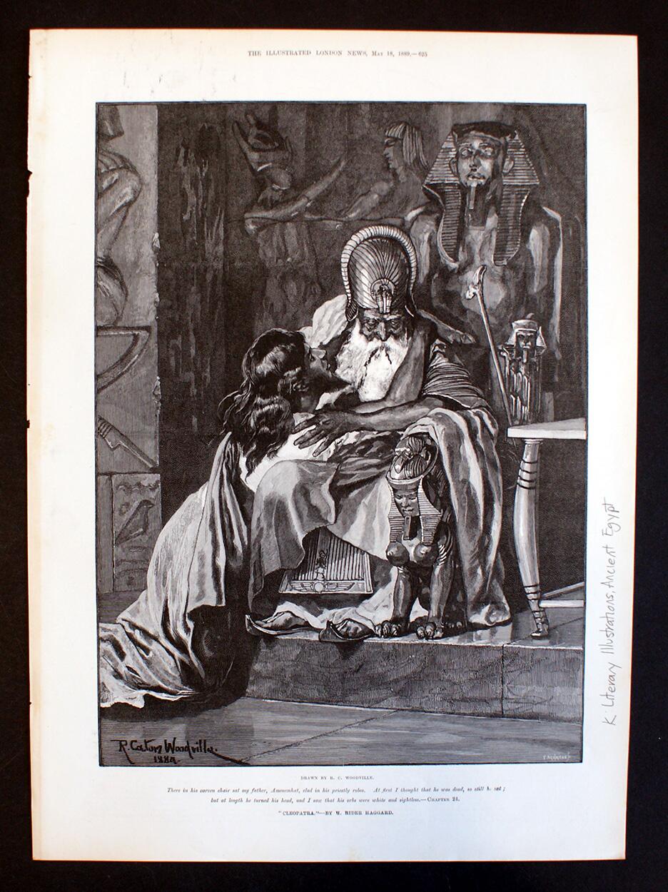 Cleopatra: Amenemhat art by Richard Caton Woodville Jr