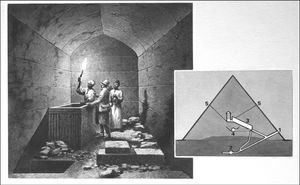 The Tomb of Menkaura at Giza art by Patrick Nicolle